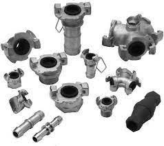 Array of minsup fittings